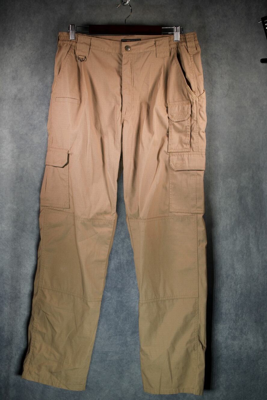 5.11 Tactical Cargo Pants Mens 36x34 Khaki Ripstop Work Uniform Hiking Trousers